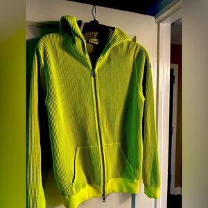 Moncler mock neck long sleeve cardigan